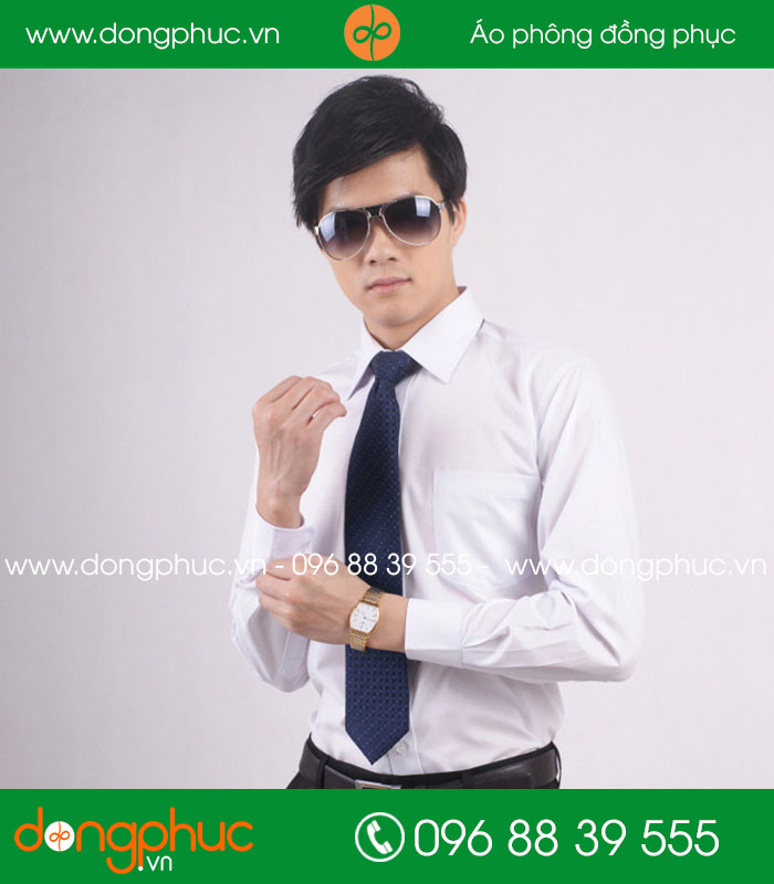 Đồng phục áo sơ mi màu trắng